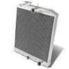 Auto Dynasty Full Aluminum 2-Row 42mm Radiator Bundle with Green
