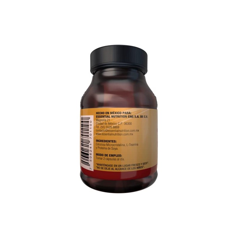 Essential Nutrition, L-Teanina 40 Cápsulas de 500 mg