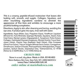 Mario Badescu Cellufirm hidratante facial para mujeres y hombres, hidratante facial ideal para piel mixta, seca o sensible, crema facial hidratante con péptidos y colágeno, 59 ml