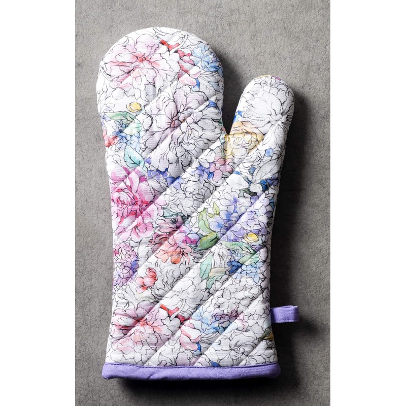 Maison d' Hermine Oven Mitt + Pot Holder 100% Cotton