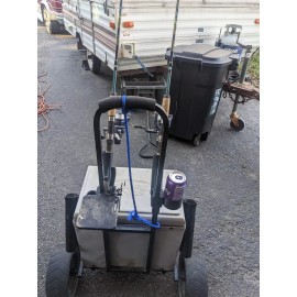 BERKLEY SPORTSMAN’S PRO FISHING CART MODS cutting board, rod holders, cup holder