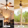 SHIFANQI Ceiling Fan Pull Chain, 2 Pack Wooden Pendant Pull