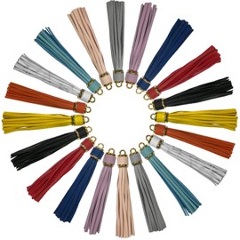 20 Pcs Tassel Charm Craft Accessory Parts Length 3.9 inches (10 cm) Curtain Tassel Decoration Fringe DIY Craft Materials Handmade Miscellaneous Goods (10 Colors)