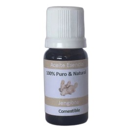 Naturaly Aceite Esencial Jengibre 100% Puro Natural Comestible  10ml