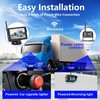 Wireless Reversing Camera System with 5 inch Split Screen, IP69K