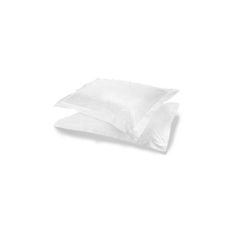 Appletree Pair of Oxford Pillowcases, 100% Cotton White, 76 x