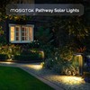 masatak Warm White Solar Pathway Lights 2 Pack - Ultra
