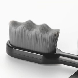 EasyHonor EasyHonor Extra Soft Toothbrush for Sensitive Gums, Micro-Nano Manual Toothbrush with 20000 Soft Floss Bristle for Pregnant Women, Elderly, Gum Recessions, Protect Fragile Gums (6 Gray bristles)