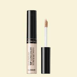 Anjumain The Saem Cover Perfection Tip Liquid Concealer Ice Beige × 6.5g × 1 / 더샘 커버 퍼펙션 팁 리퀴드 컨실러 아이스 베이지 × 6.5g × 1개
