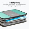 Kinbashi Zipper Binder 3 Ring, Round Ring Binder with 600