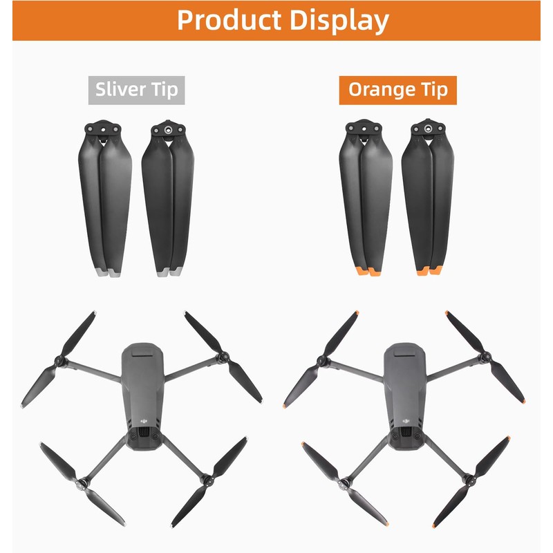 YYFRIEND 4 PCS Noise Reducer Blade Propeller for Mavic 3
