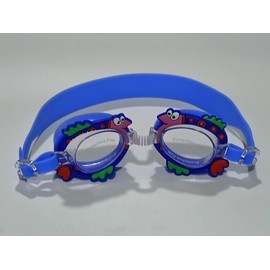 Kids' Crab & Fish Swimming Goggles - Anti-Fog & Waterproof with Bag One Size/Small Fish Pink 5ea