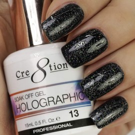 Cre8tion Holographic Collection Soak Off Gel LED/UV cured 15mL/0.5 fl oz - HG13