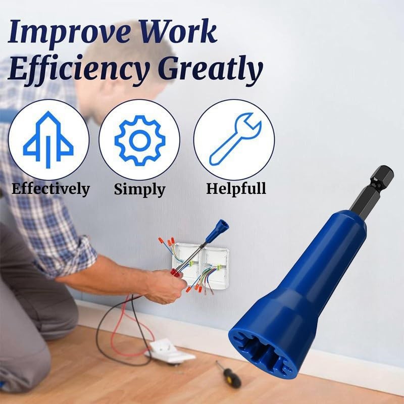 Wire Stripping and Twisting Tool, Electric Wire Stripper for Power
