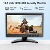 Miktver 10.1 inch Security Monitor, 1024x600 LCD Small Video Monitors