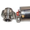WYDDDARY 2.01'' Tri Clamp Sanitary Pneumatic Actuator Butterfly Value Single-Acting