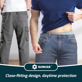 SUNKISS Incontinence Underwear for Men, Daytime Disposable Adult Pull Ups, Mens Protective Diapers with Maximum Absorbency, Medium, Grey, 30 Count