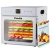 Dehydrators for Jerky, 8 Stainless Steel Trays, 600W Fruit Dehydrator,