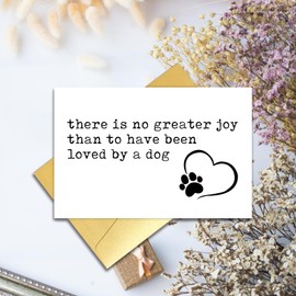 GVMGVM Pet Dog Loss Sympathy Card, Sympathy Gifts for Someone Loss of Dog, Thinking of You Card for Friend Loss of Dogs Pet, Sorry For Your Loss For Dog Owner