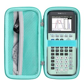 Khanka Hard Travel Case Replacement for Texas Instruments TI-83 Plus/TI-84 Plus/TI-84 Plus CE Color Graphing Calculator, Case Only (Mint)