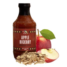 Green Jay Gourmet BBQ Sauce - Apple Hickory - All-Natural Barbecue Sauce with Apples, Gourmet Spices, Tomato Paste & More - Gourmet Barbecue Spread for Meats, Veggies & Other Foods - 19 Ounces