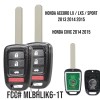 2Extreme 2 Key Honda Accord LSX ,LX Sport 2013-2015 MLBHLIK6-1T