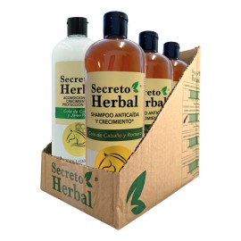 Caja 6pz Shampoo Y Acondicionador Secreto Herbal 1l