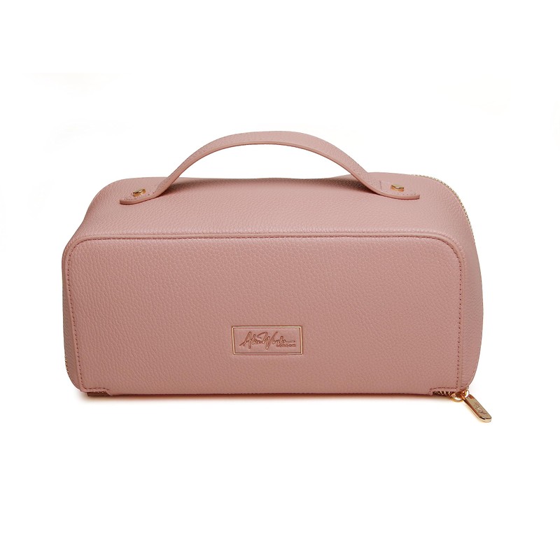 Alice Wheeler Bee Train Case Beauty Concertina Fold Out Organiser