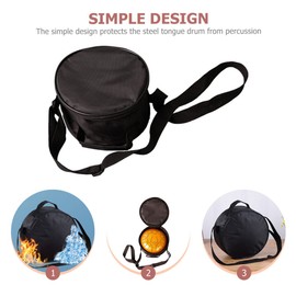 SHOWERORO Steel Tongue Drum Bag Padded Carry Pouch for Percussion Instruments Material Lightweight Design for Easy Transport and Storage Ideal for Outdoor Use