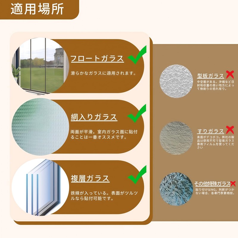 QOJOPU Frosted Glass Film for Windows, Water Stickable, Easy to