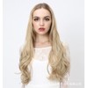 Hair Extensions Dirty Blonde Full Head Clip in Synthetic Wave