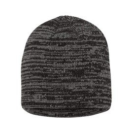 Sportsman 8" Marled Knit Beanie One Size Black/Dark Grey