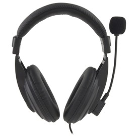 Esperanza EH103 CONCERTO Over-Ear Headset - kabelgebundener Kopfhörer mit Mikrofon und Volume Control