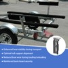 JNDO 8" Boat Trailer Bunk Brackets 4 Pcs Swivel Top