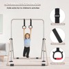 Nimsqury Foldable Gymnastics Bar, 5-Height Adjustable Gymnastic Bars for Kids