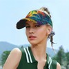 Hawaiian Summer Tropical Sport Sun Visor Hats Adjustable Empty Top