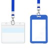 XHNFCU Pack of 20 Colourful Lanyards with Rotating Metal Clip