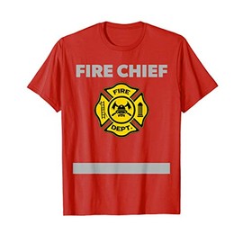 Firefighter Shirt Kids Firefighter TShirts Men Fire Chief T-Shirt
