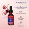 Vitamina B12 Líquida SEREMONY Metilcobalamina Sublingual de Cereza Orgánica Sin