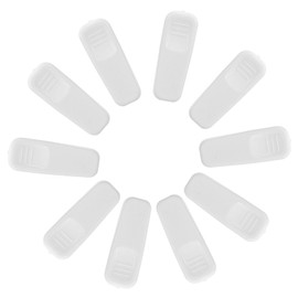 Mikinona 10pcs Earphone Wire Clip Cord Organizer for Headphones Lightweight Tangle Cable Management Clips Short Handle Design for for Music Lovers