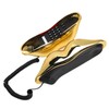 Electroplating Golden Lip Shape Telephone with Telephone Line for Home