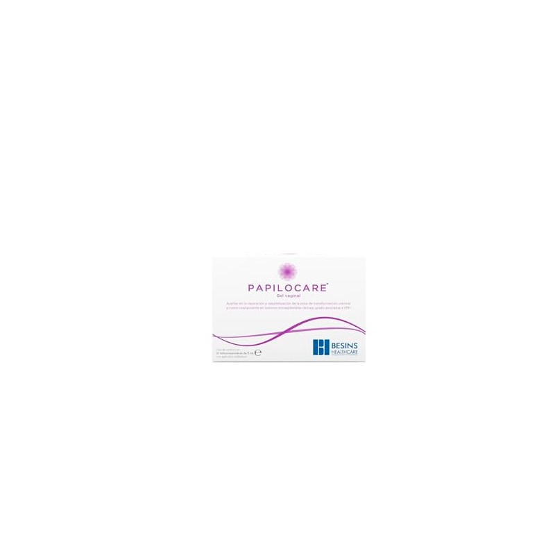 Papilocare Gel Vaginal, 21 Cánulas de 5ml.