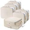 Homsorout Ultra Space Saving Compression Organisers - Set of 6,