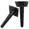 Unlorspy 4 Pcs Metal High Tapered Slant Feet, Round Tapered