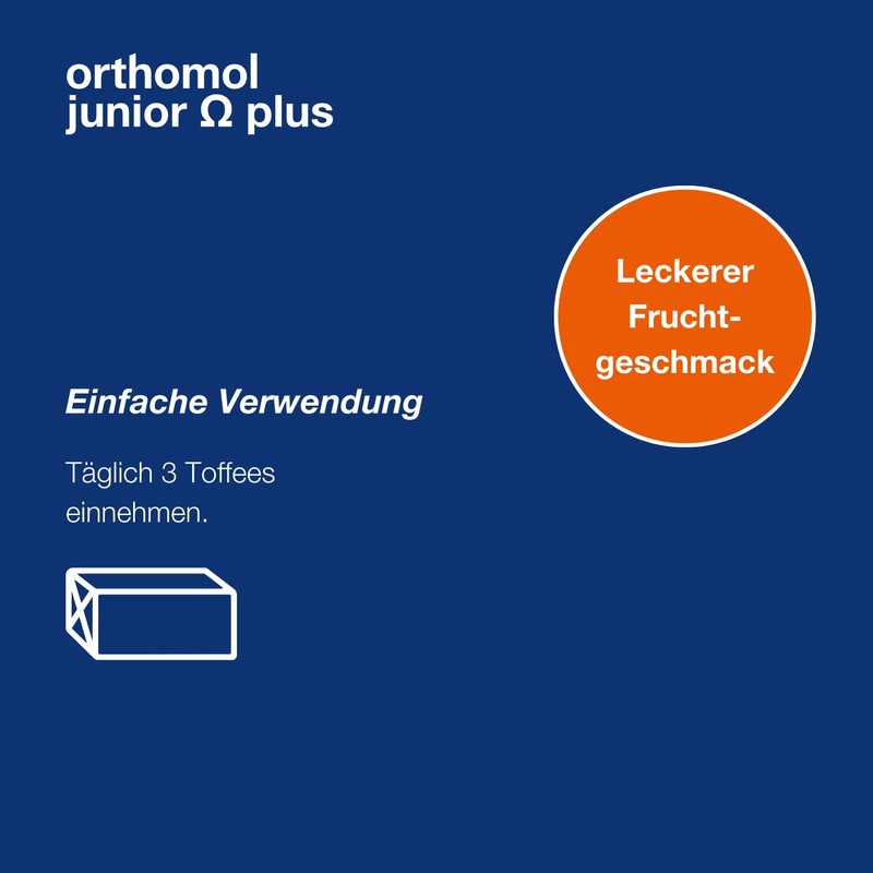 Orthomol Junior Omega Plus Kaudragees (Pack of Kaudragees