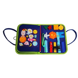 Dress Skills Board Toy Felt Early Education Sensory Activity Board Preschool Learning Toy for Toddlers