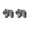 2pcs Panda Statue Obsidian Frosted Cute Mini Ingenious Handcrafted Panda