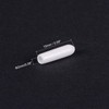 TOP-VIGOR Rubber End Caps 2mm Inner Diameter White Flexible Round