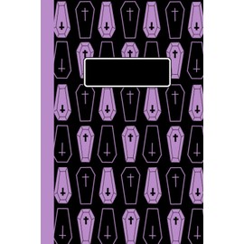 Coffin notebook - Black & Purple
