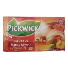 Pickwick Tee Rooibos Tee with Mango & Peach, 20 Tea Bags